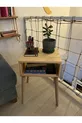 Dekorativer Holznachttisch