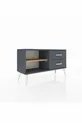 Arges Dressoir Enkele Plank 2 Lade Antraciet-dennen/Antraciet