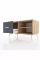 Hyperion Dresser Single Shelf Single Drawer Pine-Pine/Anthracite