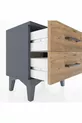 Arges Commode 2 Lades Antraciet-Naaldhout