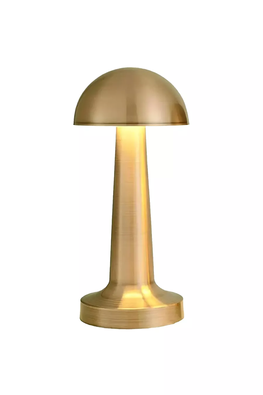 Lampe de bureau rechargeable à 3 couleurs de lumière dimmable OR Boîtier doré 
