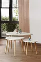Mdf Alvin Zigon - Table basse moyenne 3 pièces
