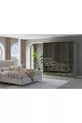 ENSEMBLE DE CHAMBRE PANDOR NOX AVEC VERRE, CRÈME, 5 PORTES