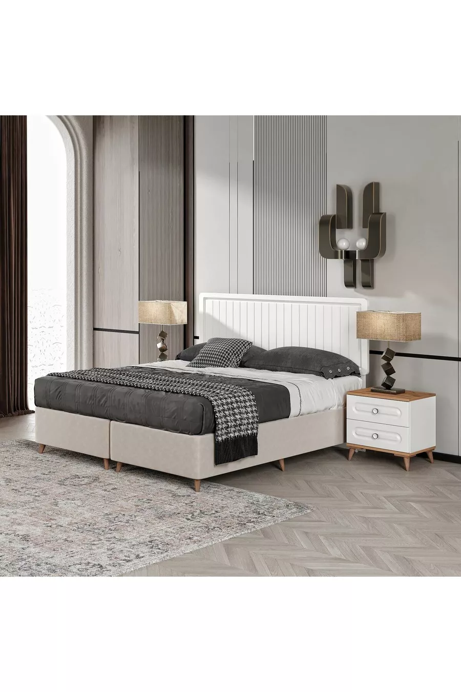 Gratis Montage Bohem Complete MDF Slaapkamer Set