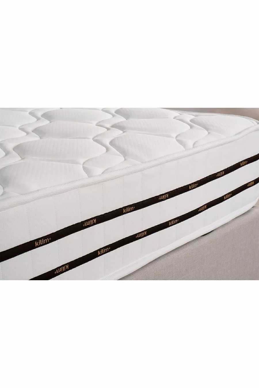 Ensemble de lit Comfort Lüks Sleepy avec sommier, tête de lit et matelas à ressorts