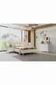 Ensemble de chambre à coucher Mony White 5 portes