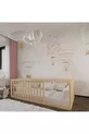 Letto per bambini in legno naturale Montessori Altezza Cm
