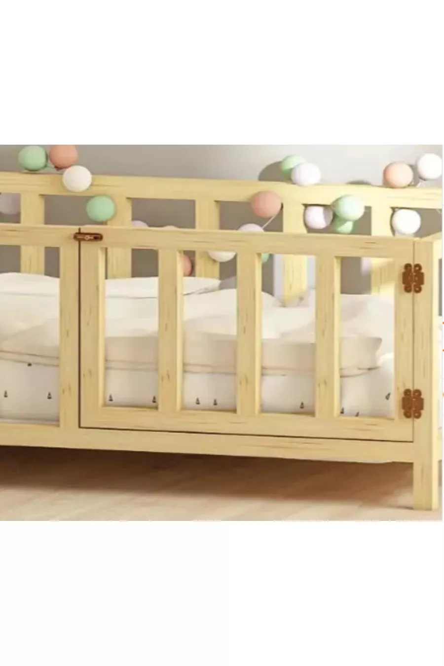 Unisex Montessori Baby and Child Bed Gate