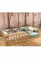 Lit pour bébé Montessori Markaawm en pin naturel