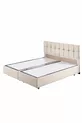 Berlin Double Bed Base and Headboard Set, Cream