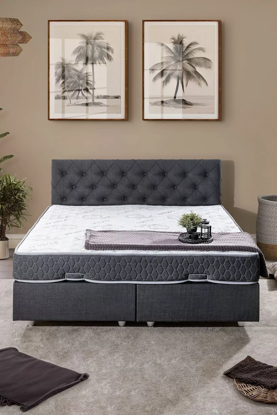 Set Double Eylül, Ensemble Tête de Lit pour Lit Double