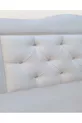 Titre DK Modèle Simple 'lik Tissu Blanc Plume de Poney Fait Main