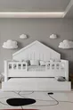 % MDF-Material Kinder-Montessori-Bett mit Nestchen, Weiß