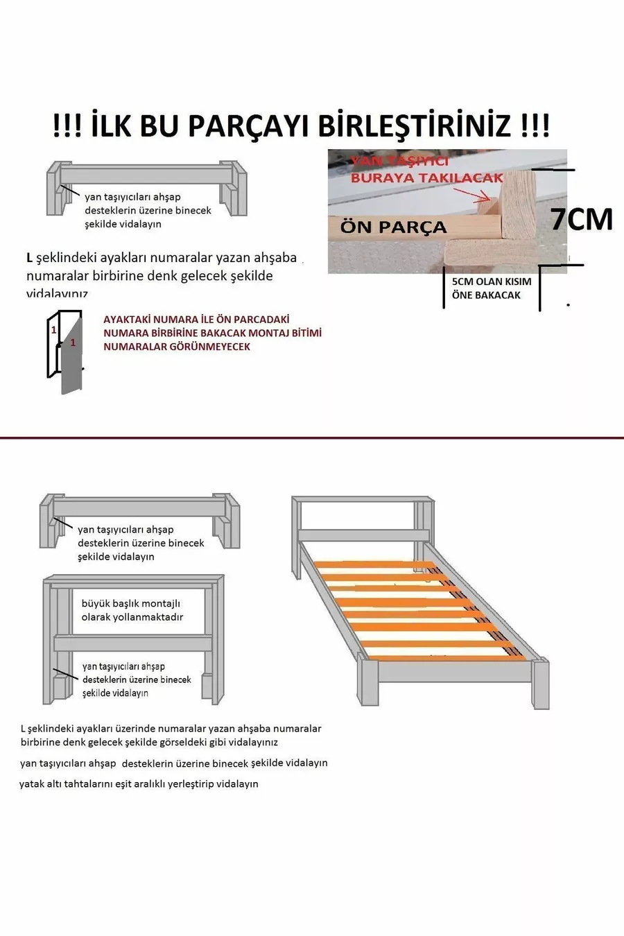 lit avec tête de lit séparateur compatible avec matelas