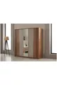 ENSEMBLE DE CHAMBRE À COUCHER MONARCH, AVEC MIROIR, 5 PORTES