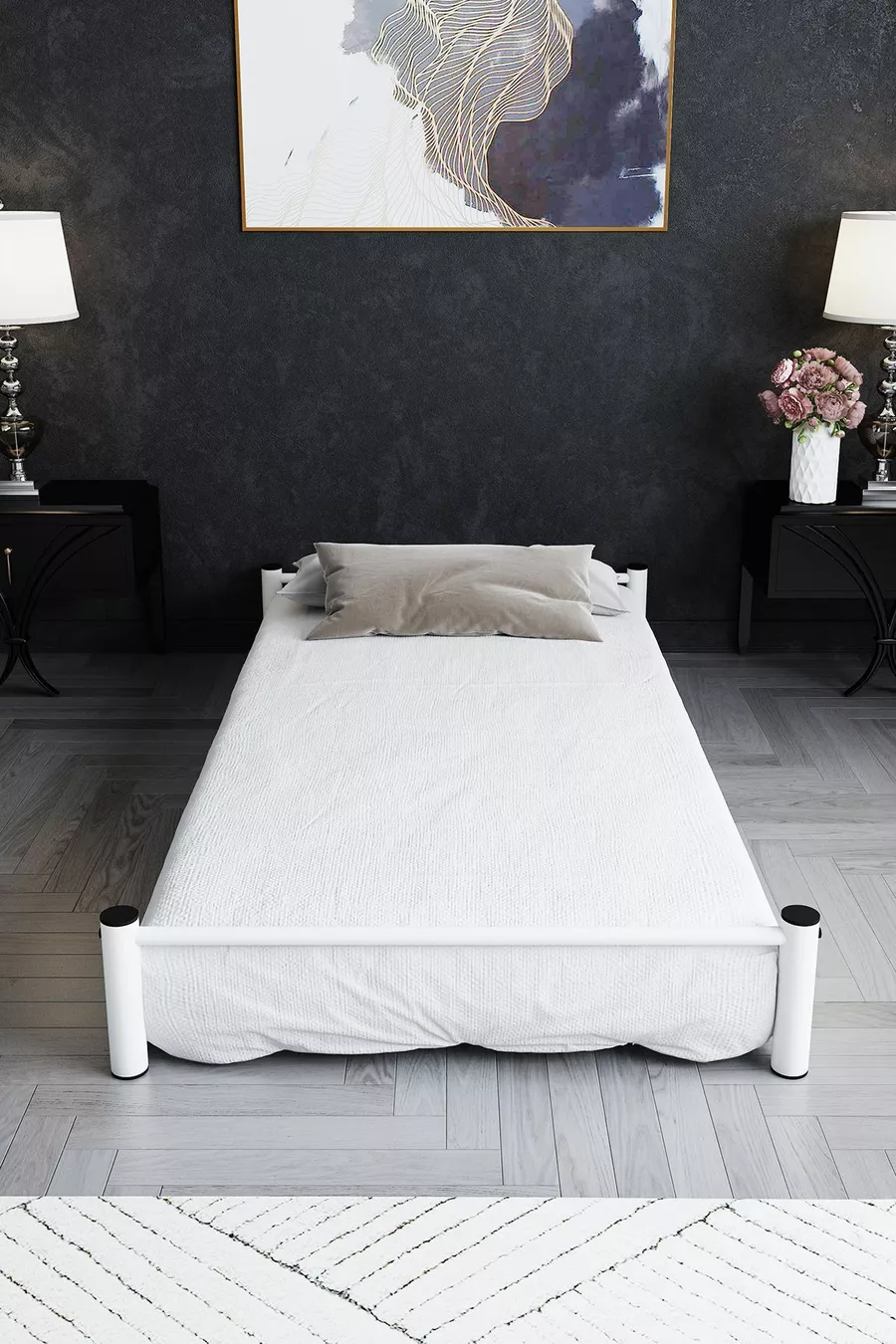 Witte Kinderbed Stapelbed Met Onderbed en Bedlade