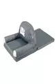 Faltbarer Kinder-Babystuhl Tragbares Bett Grau/Dalmatiner