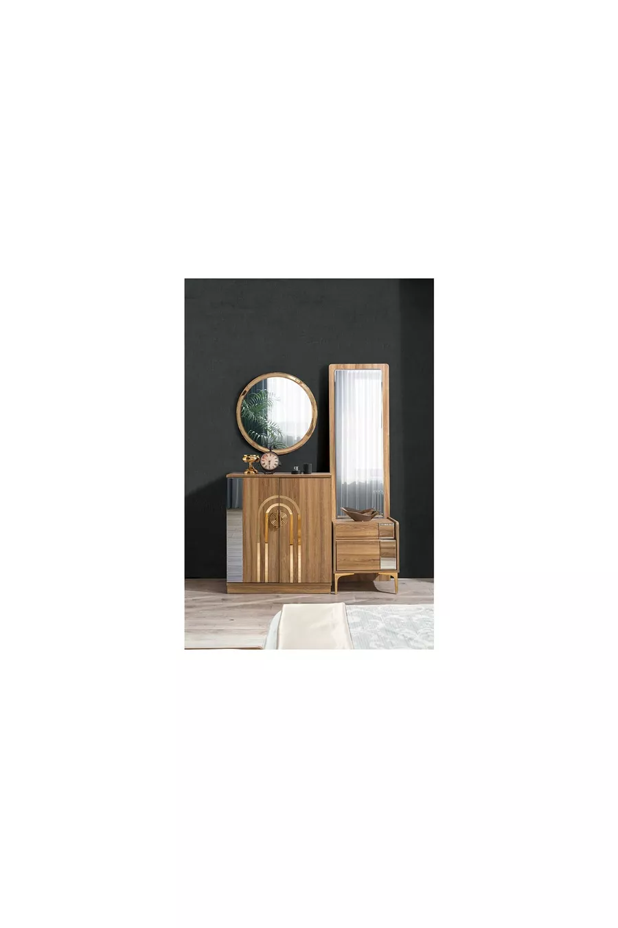 Saffier Walnoot Slaapkamer Set