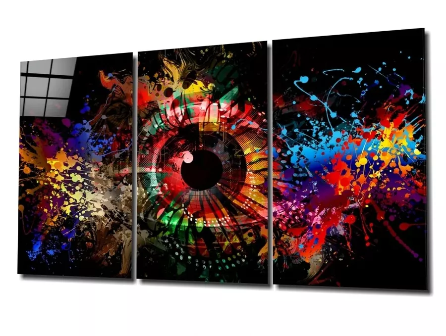 Peinture sur Verre Méga Couleurs dans Mes Yeux