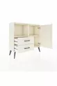 Arges Dressoir 2 Planken 2 Laden 1 Deur Agaat-Agaat