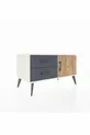 Hyperion Dressoir Met Eén Plank, 2 Lades En Eén Deur Agaatkleur-Dennen/Antraciet