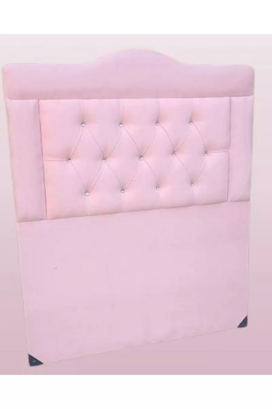 Titre DK Tissu en duvet de poulain pour une personne Couleur rose poudré Fait main