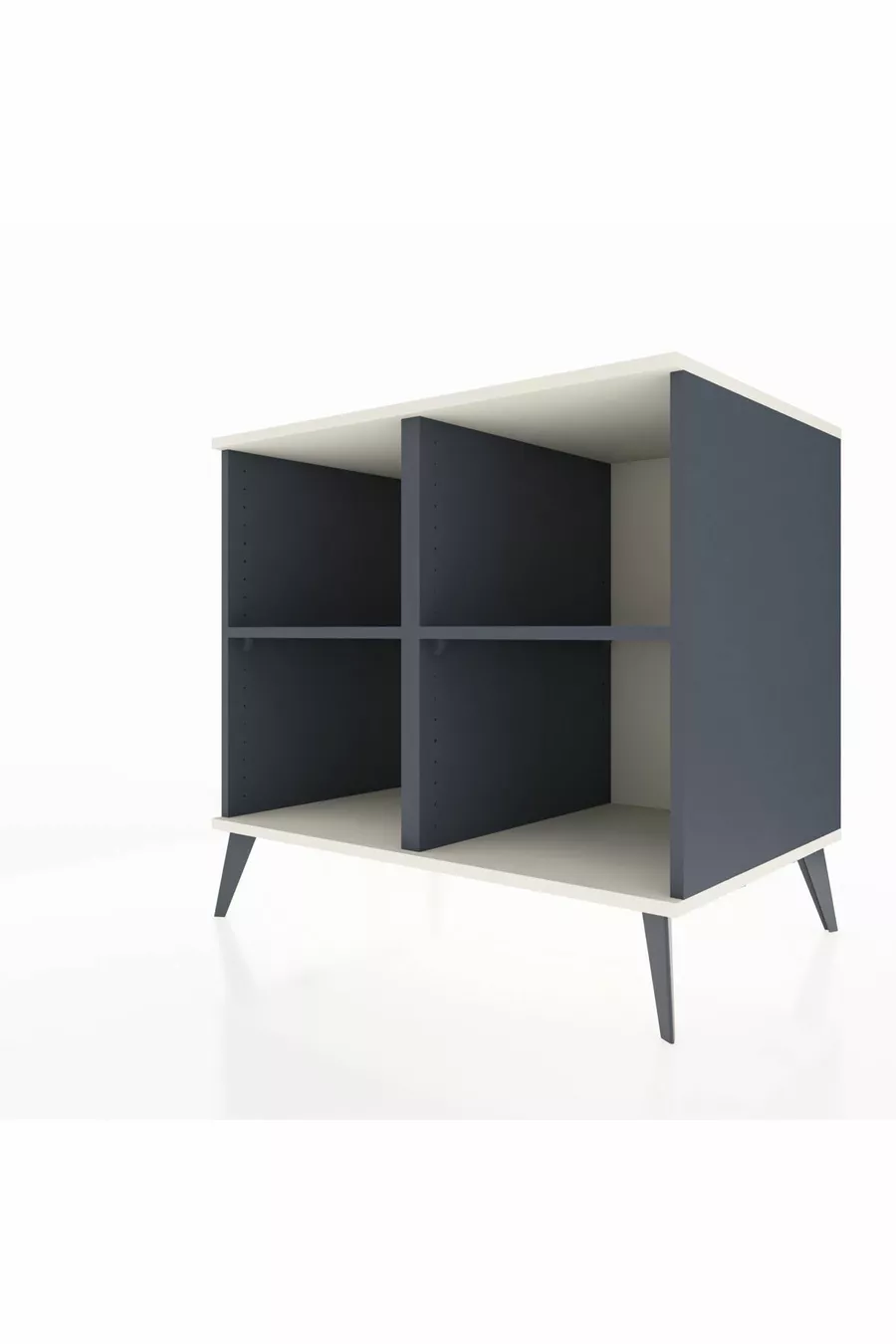 Kronos Kommode 2 Regale Anthrazit-Stein/Anthrazit