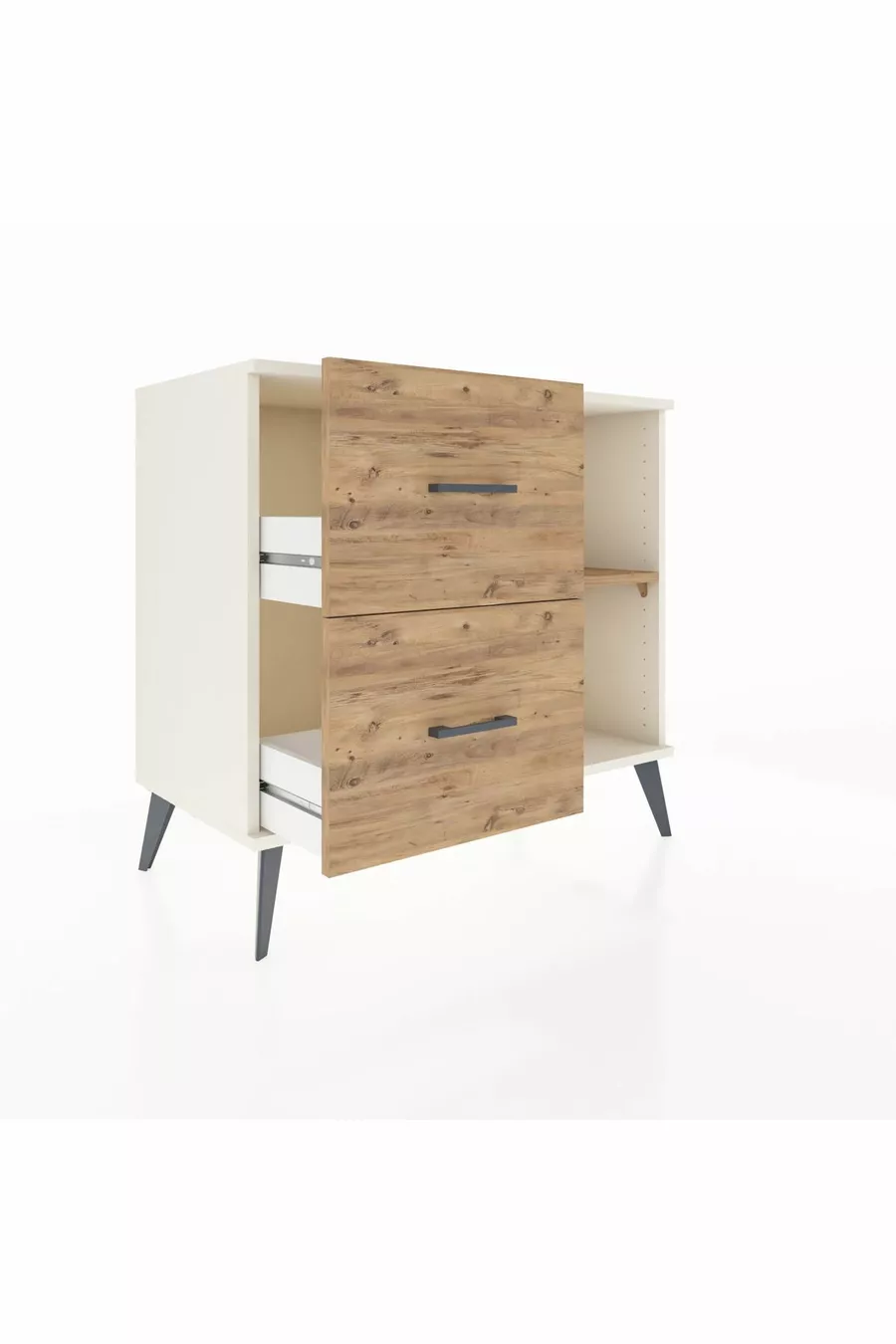 Hyperion Dressoir Met Eén Plank En 2 Lades Agaat-Plant