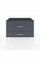 Commode Hyperion 2 tiroirs Anthracite-Anthracite