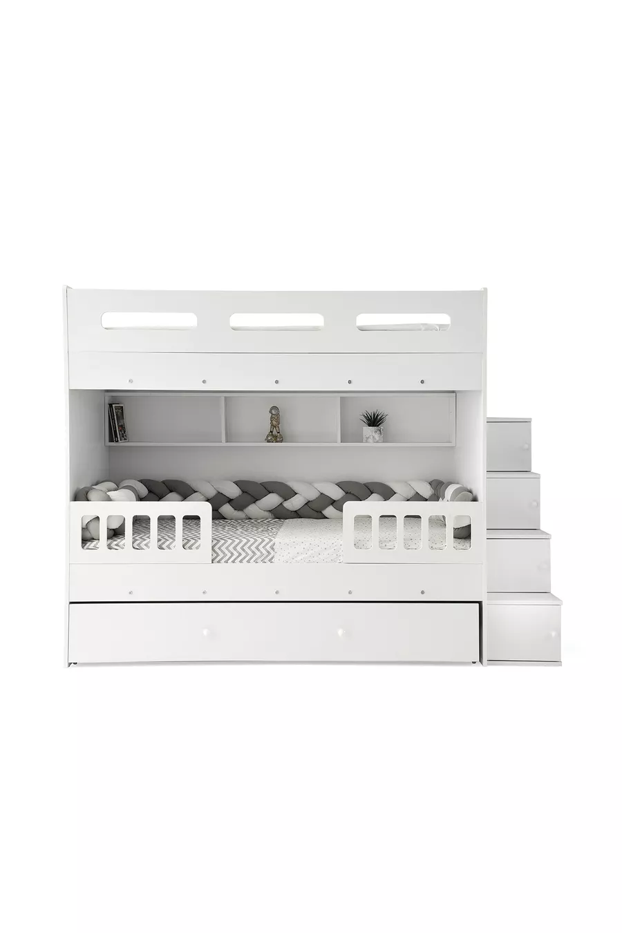 Berlin Loft Bed with Steel Support % MDF