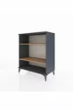 Commode Hyperion 2 étagères Anthracite-Pin