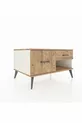 Commode Kronos 2 tiroirs Pierre de lune-Pin