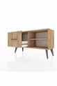 Commode Arges à une étagère et un tiroir, pin-pin