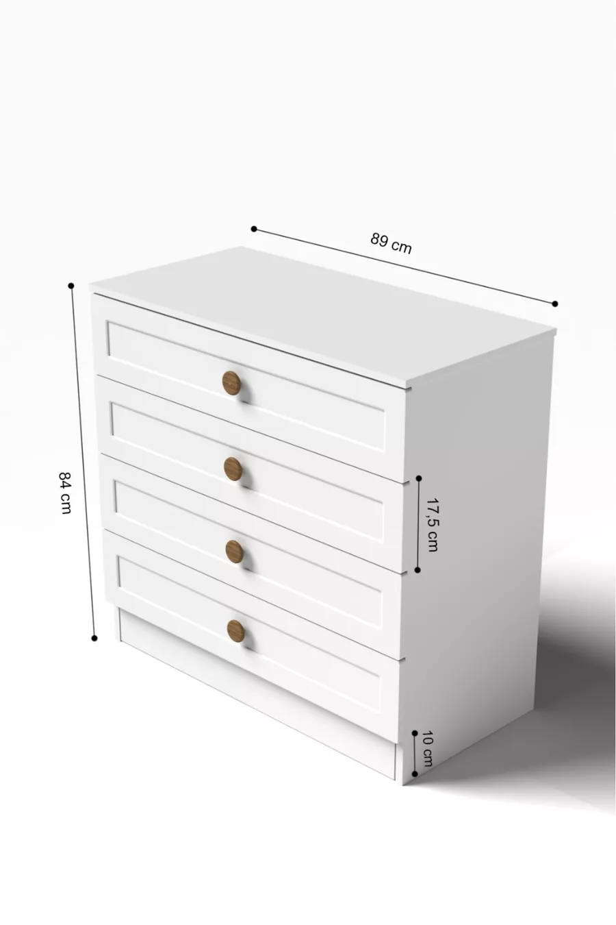 BUFFET BOHÈME AVEC PORTES EN MDF