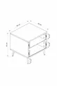 Kale Commode Printemps Blanc/Blanc