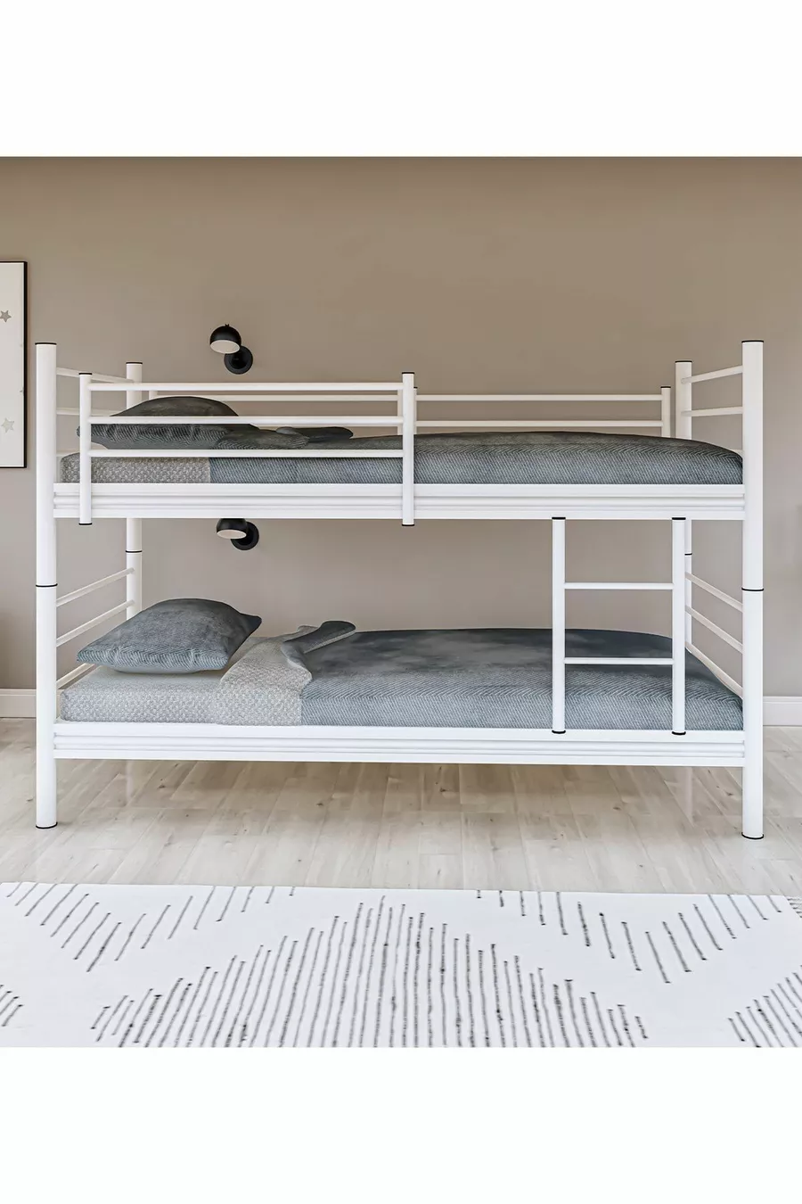 Gm Livello Letto a castello doppio smontabile Bianco