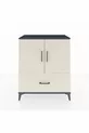 Commode Hyperion 2 étagères 1 tiroir 2 portes Anthracite-Quartz