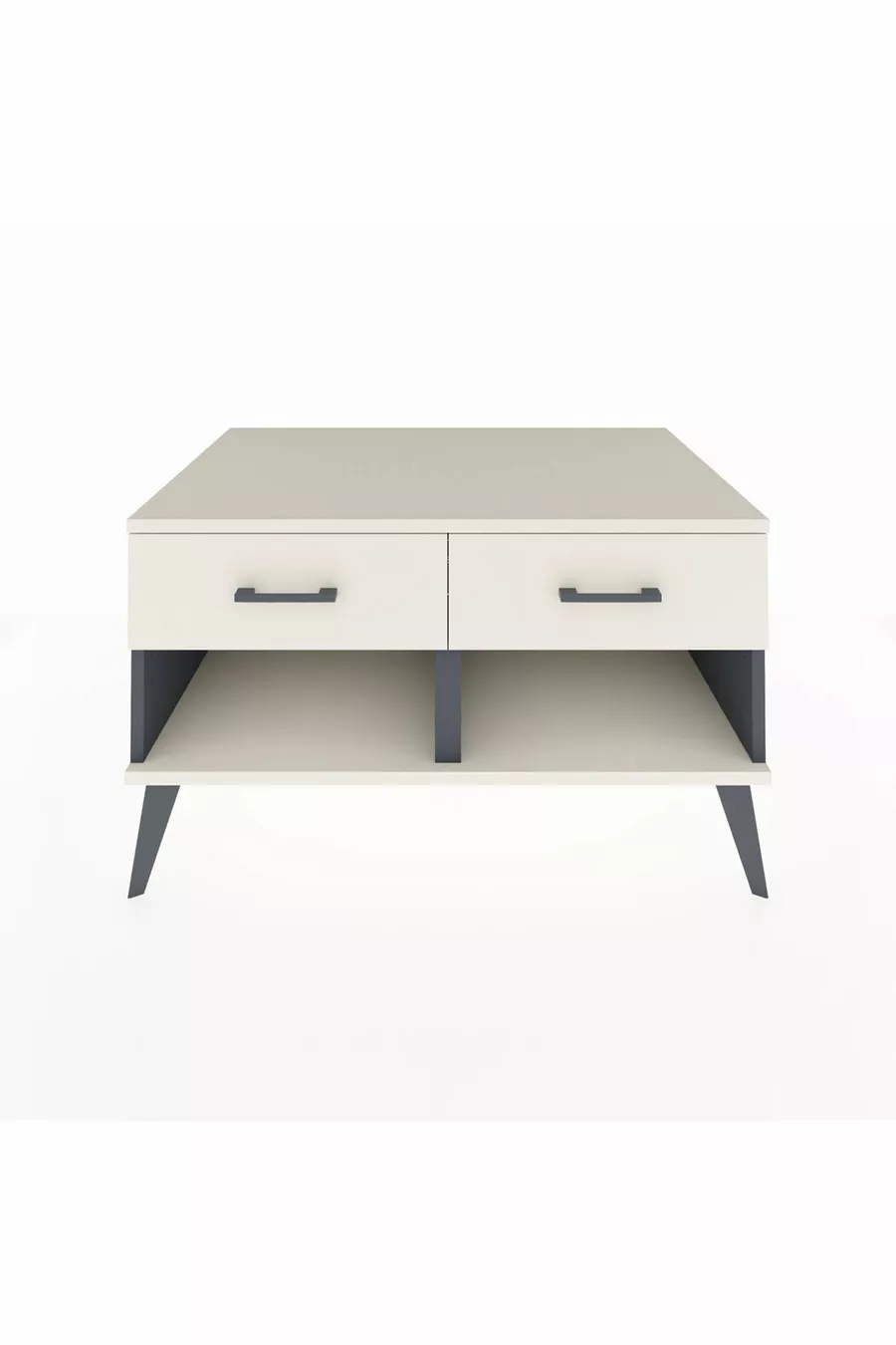 Cassettiera Kronos 2 Cassetti Antracite-Pietra di Luna