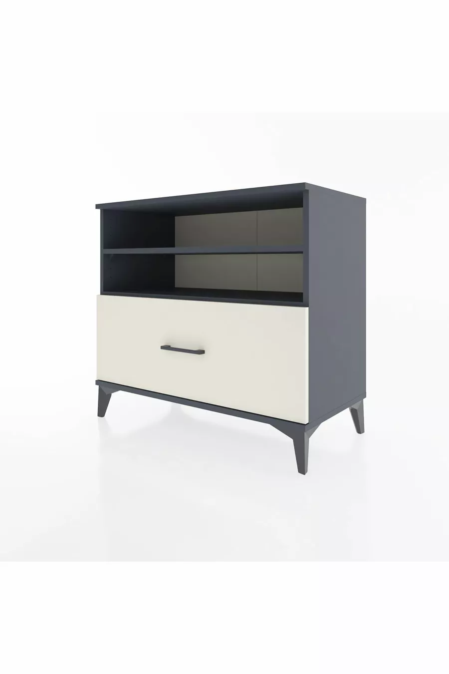 Hyperion Dressoir 2 Planken 1 Lade Antraciet-Leisteen