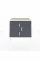 Kronos Dresser 2 Shelves 3 Doors Moonstone-Anthracite