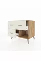 Commode Kronos à 3 tiroirs Pin-Pierre d'Agate