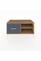 Hyperion Dresser Single Shelf Single Drawer Pine-Pine/Anthracite