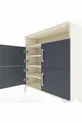 Гардероб Arges с 4 рафта и 4 врати, Ахат-Антрацит