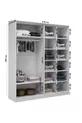 Smart 4 Kapılı Aynalı Gardrop/ Dolap(%MDF)