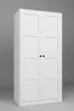 Lucas 2 Deurs Kledingkast en Multifunctionele Kast - Mat Wit