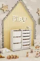 9-Basket Cabinet Multi-Purpose Cabinet Toy Cabinet Pistachio White
