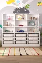 9 Mand 9 Planken Kast Multifunctionele Kast Speelgoedkast Almina Wit