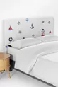 Housse de tête de lit pour enfant à motif marin mixte