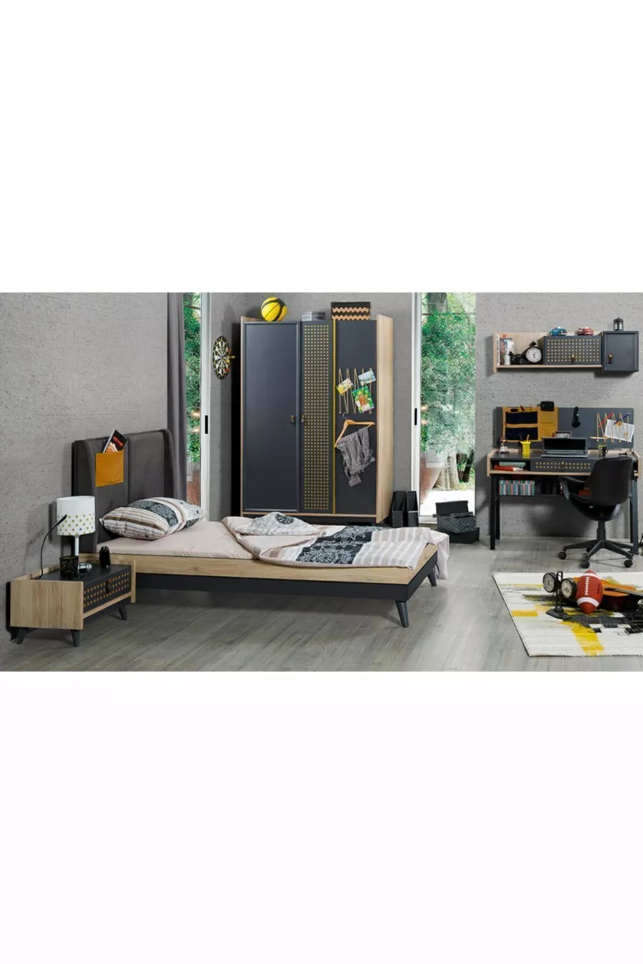Chambre d'adolescent tendance