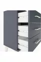 Comodino Arges a 3 Cassetti Antracite-Antracite